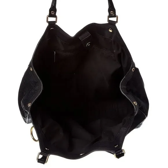 Gucci Black Gg Canvas Large Sukey Tote (Authentic Pre-Loved) - Picture 4 of 4